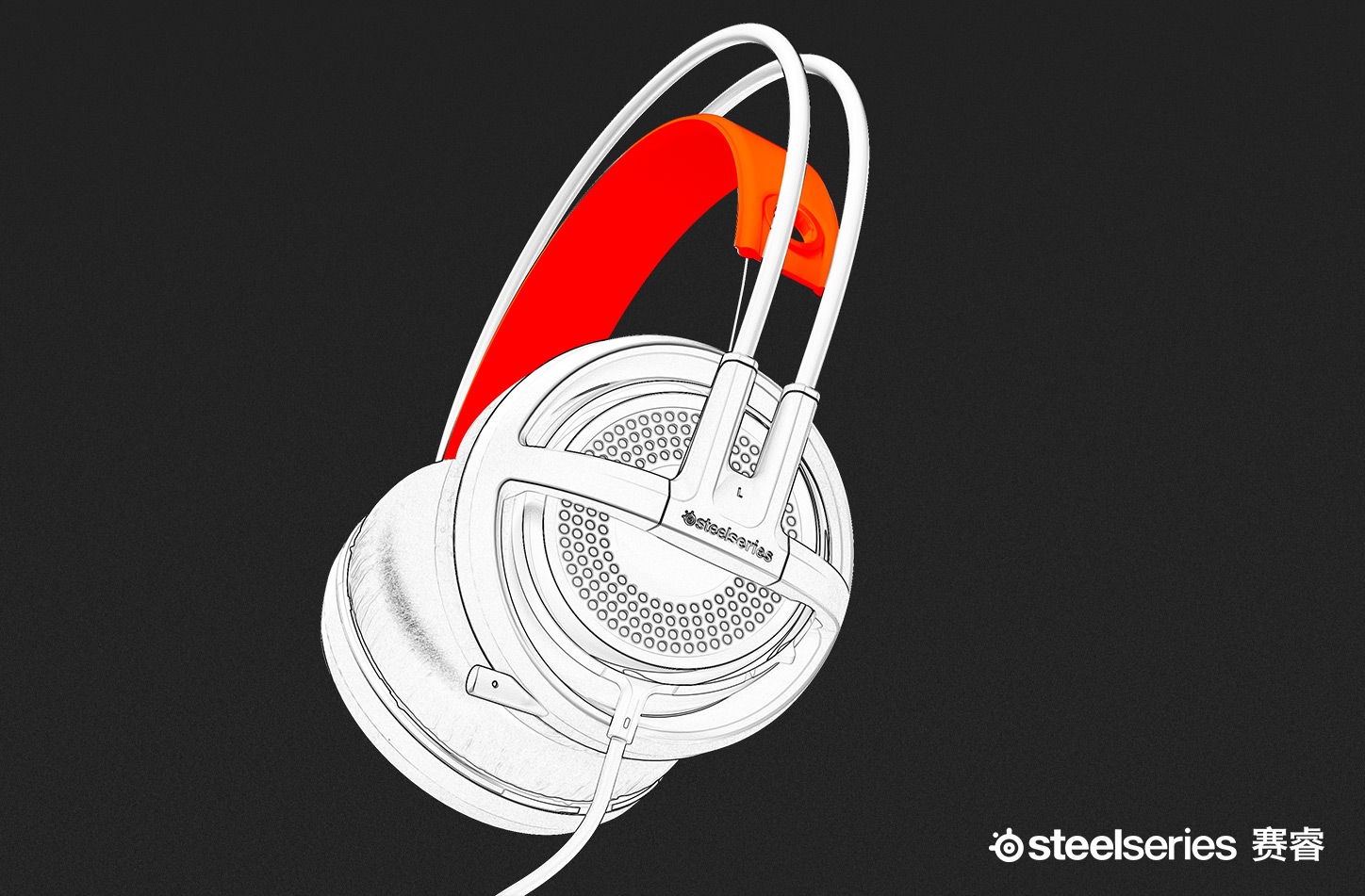 支持DTS音效 赛睿西伯利亚350耳机限量首发